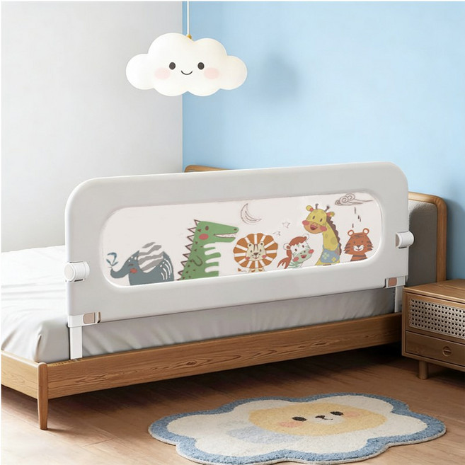 높이조절 접이식 침대안전가드 성인 낙상방지가드 견고한 침대울타리, BR01 1.2m