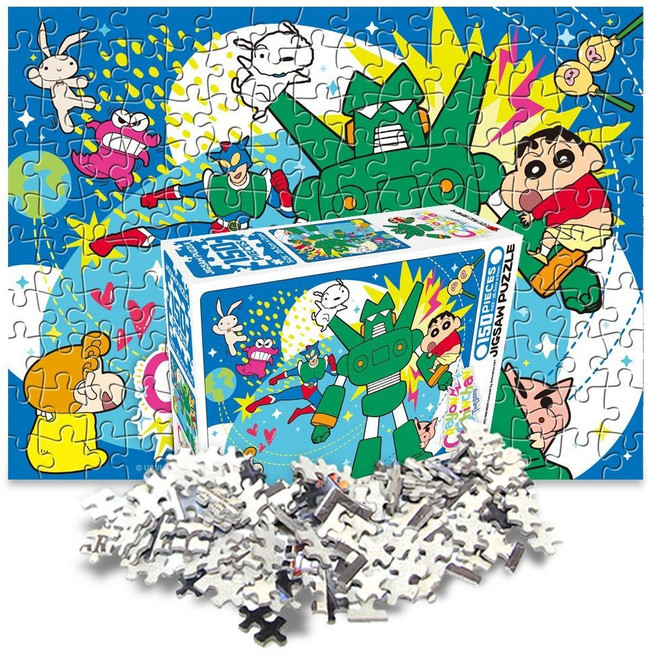 짱구는 못말려 직소퍼즐 150조각_초전도 칸탐로보, 본상품, 1개