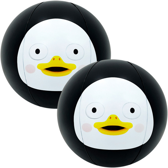 자이언트 펭수 플레이볼 2개 세트 | 실내외 놀이 | 물놀이 | 다양한 구기놀이, 1세트