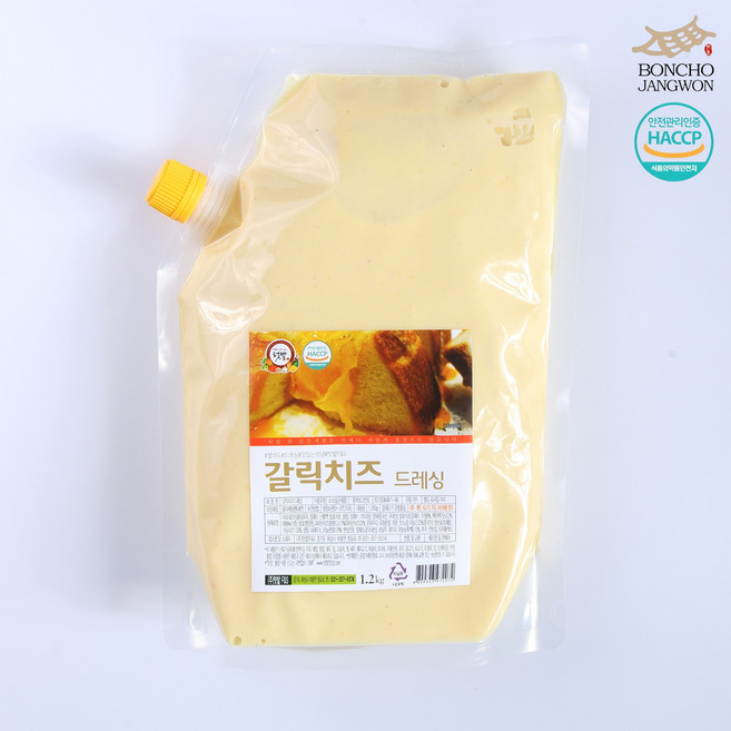 텃밭 본초장원 갈릭치즈 드레싱 1.2kg, 1개