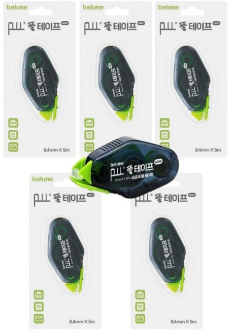 오피츄 미니사이즈 풀테이프 바르네 BGT-1085 휴대용, 5개