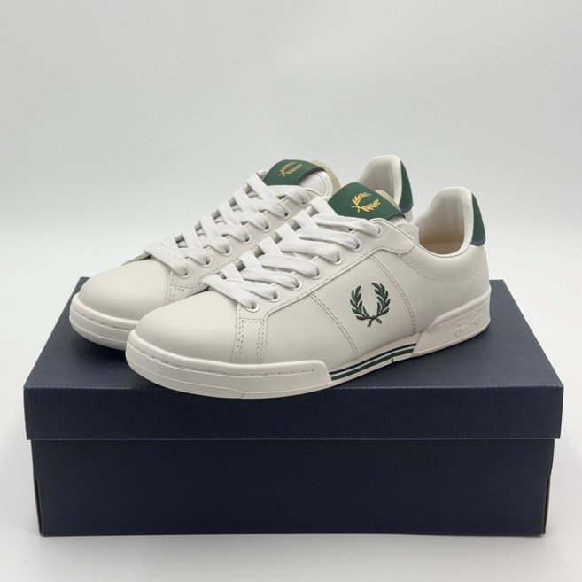 [백화점매장판] 프레드페리 운동화 스니커즈 B722 레더 신발 폴셀린 SFPU2314294-172
