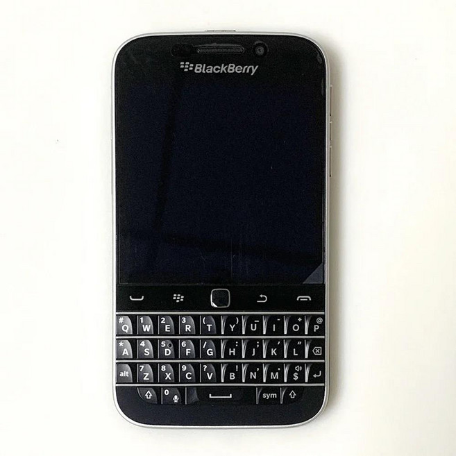기존 BlackBerry Q20 4G LTE 휴대 전화 95% 새 3.5 "2GB RAM 16G ROM 8MP + 2MP 카메라 WiFi BlackBerryOS, SQC 100-1 Simple Set, 16GB, 01 Black