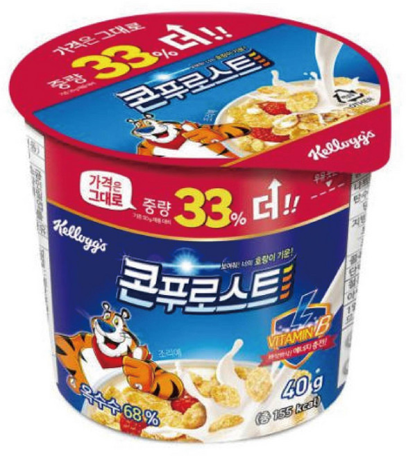 콘푸로스트 컵 시리얼, 40g, 24개