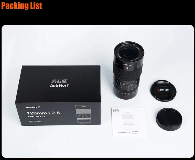 AstrHori 120mm F2.8 2배율 카메라 렌즈 풀프레임 울트라 매크로 (소니 E 니콘 캐논 시그마 파나소닉 라, 01 120mm F2.8, 04 L-마운트