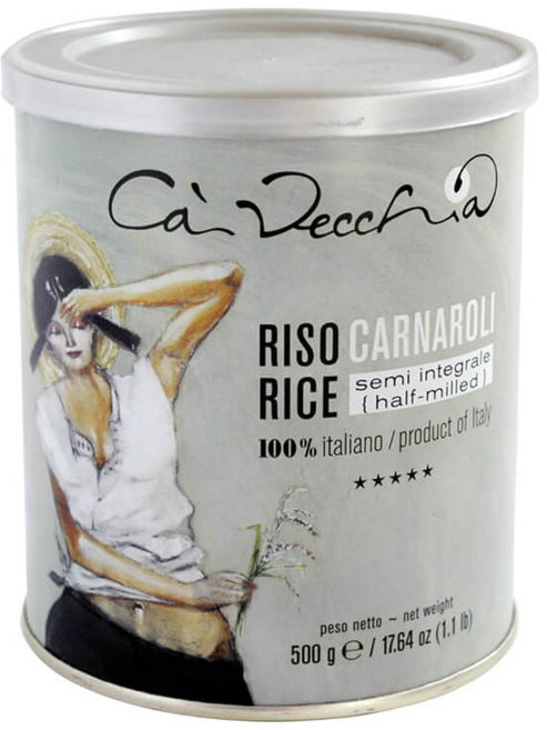 Ca' Vecchia Sas 카르나롤리 비앙코 세미 인테그랄레 리조또 쌀 500gx3개, 500g