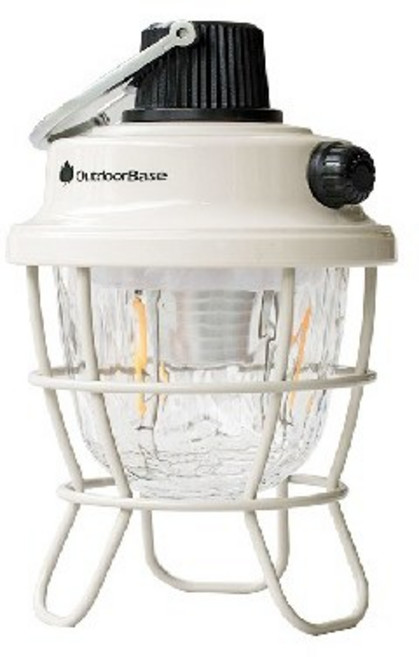 【OutdoorBase】精靈球燈 400高流明光源 5000mah電容量 IPX5防水 NO.23281, 米色, 1個