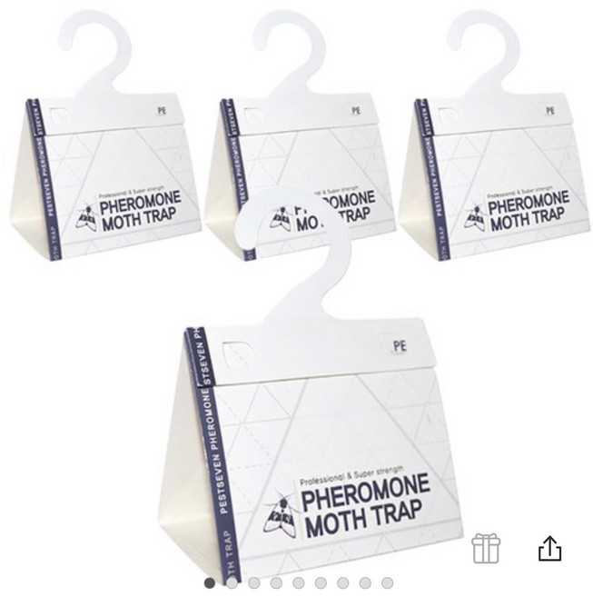 페스트세븐 화랑곡나방 퇴치 트랩 플러스, 1개입, 8개