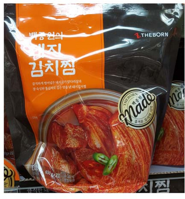 코스트코 더본 백종원 돼지김치찜 1300g (650g x 2팩) 아이스박스 무료포장, 1개, 650g