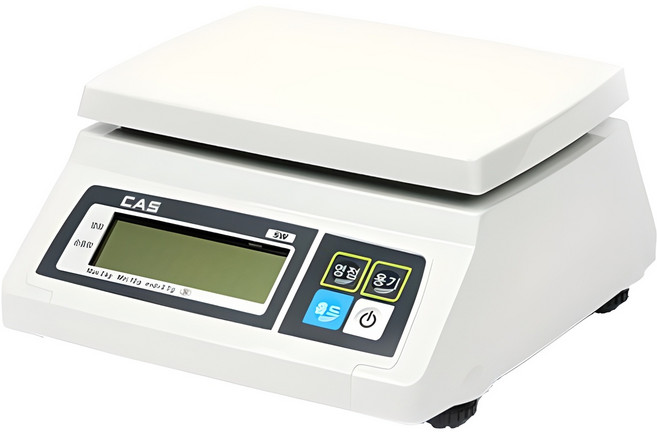 카스 단순중량 전자저울, 20kg, 혼합색상, SW-20
