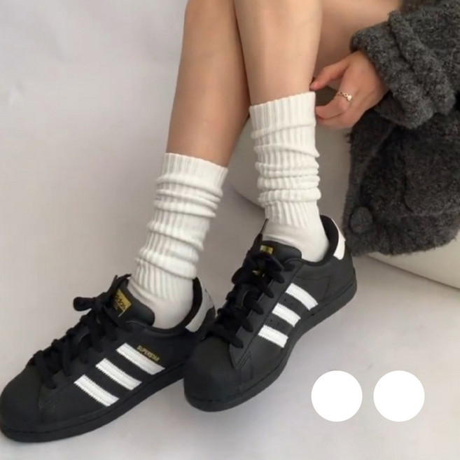 바디랜드 쫀쫀한 골지 주름 니삭스