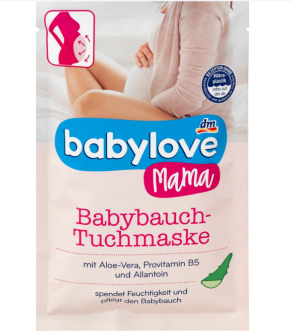 Babylove Babybauch Tuchmaske 임산부 복부 수분팩 x 10