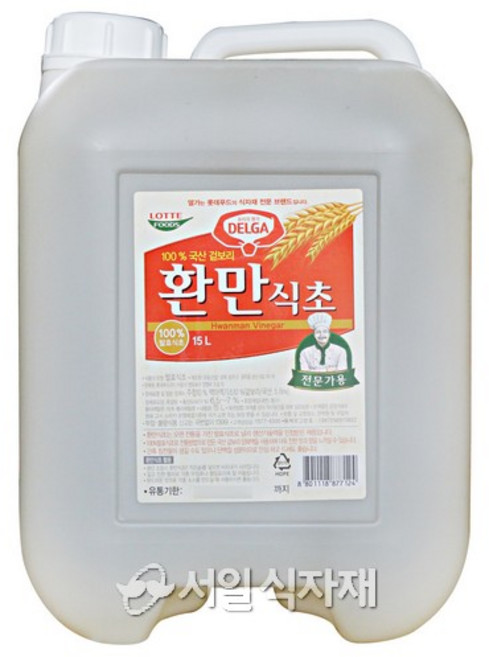 롯데푸드 환만 식초, 1개, 15L