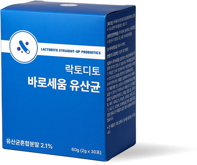 락토디토 바로세움 전립선 유산균 30포 60g, 1개, 30회분
