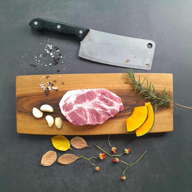 한푸짐 지리산 흑돼지 버크셔 삼겹살 목살 항정살 가브리살 앞다리살(냉장), 1개, 2_지리산흑돼지(목살)500g