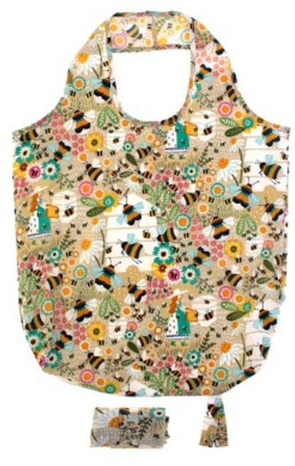 아트박스/울스터 위버스 꽃과벌 장바구니 접이식 에코백