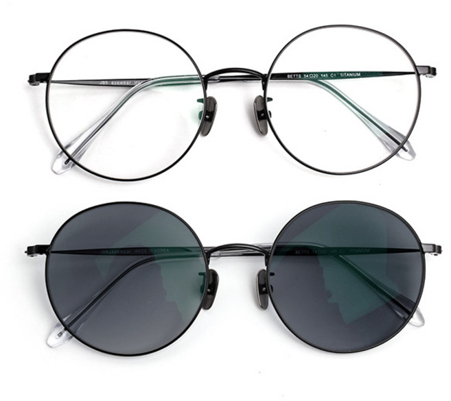 국산 JB9 BETTS 변색안경 4컬러 선글라스 티타늄 블루라이트차단 멀티안경 스마트 벳츠 남녀공용 제이비나인+케이스+안경수건