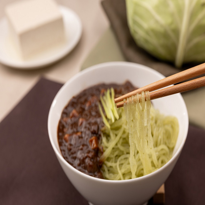 송테이스트 하이푸드 두부품은양배추국수 10봉 글루텐free 저칼로리 밀가루대체면 간편섭취ok 국내산 원재료100%, 1개, 60g