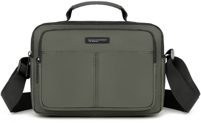 리치모리 남성 옥스포드 스퀘어 토트 크로스백