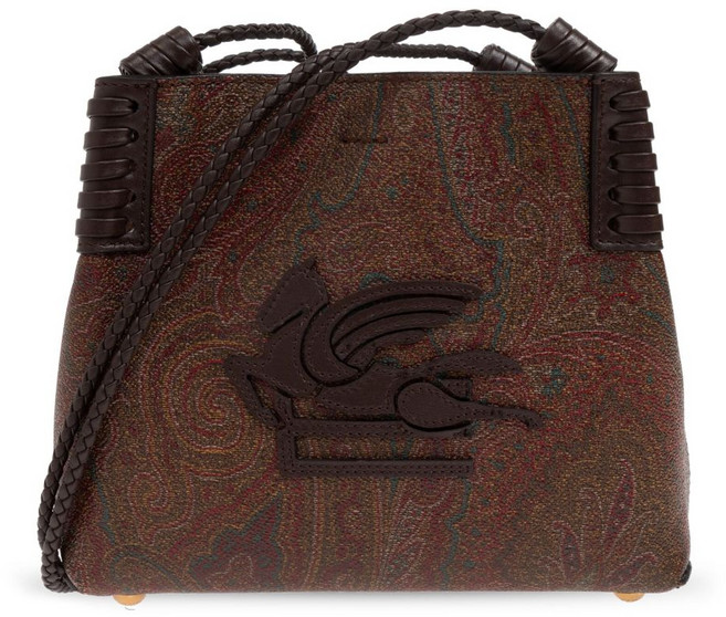 에트로 스몰 페이즐리 리브라 토트 백