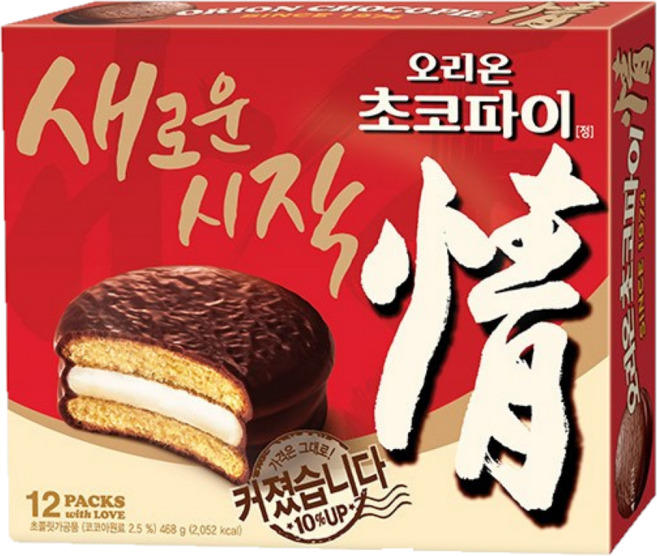 오리온초코파이 정, 468g, 1개