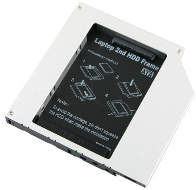 Coms 노트북용 멀티부스트 12.7mm Slimline SATA ES687, 1