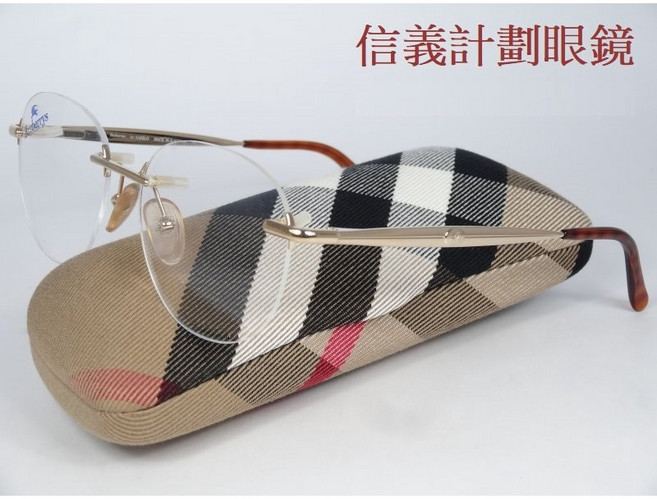 Burberrys B 8833 無框眼鏡 奧地利製圓框設計