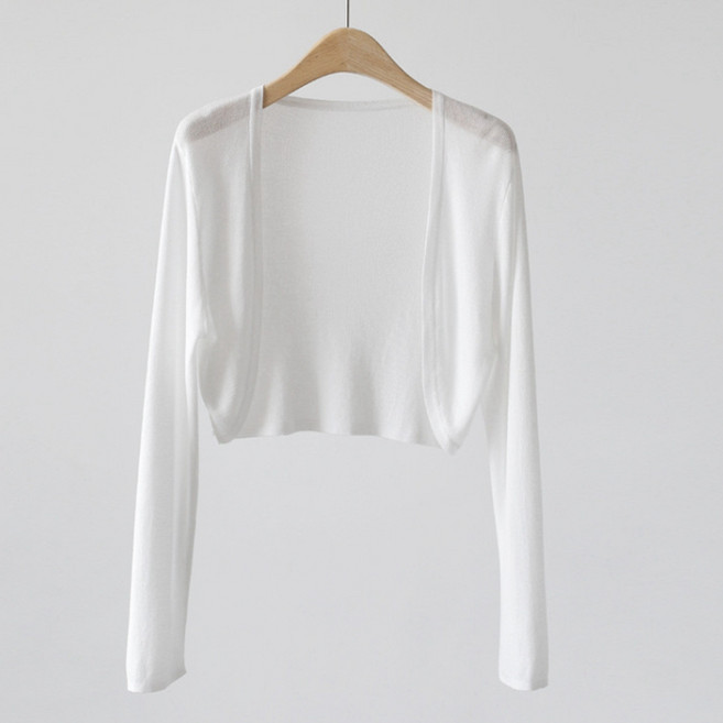 메이킹유 봄여름 크롭 가디건 WA6163쿨링볼레로(~77size 추가)