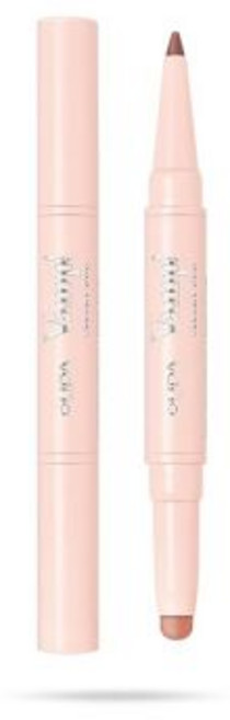 PUPA 푸파 밀라노 뱀프 크리미 듀오 립스틱 립펜슬 002미디엄누드, 003 Warm Nude, 1