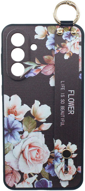 신서엔코 갤럭시 케이스 블라썸 일러스트 핸드 스트랩 핸드폰케이스