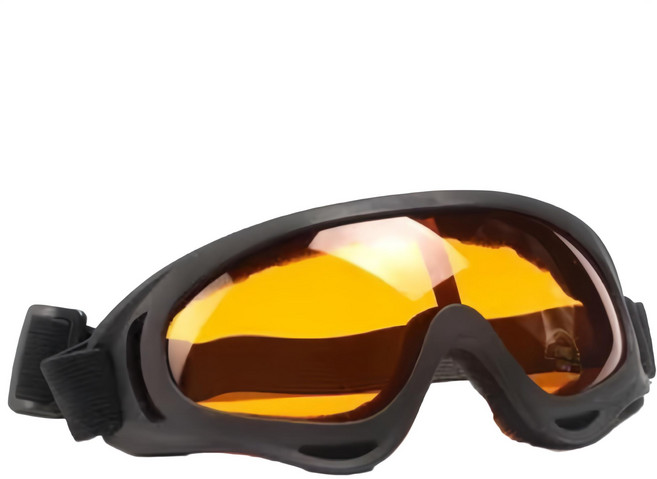 X400 防風防沙運動護目鏡 (防飛沫/滑雪/摩托車適用), 橘色