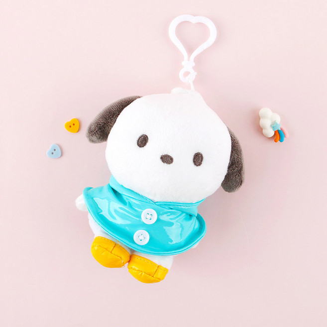 [DND] 산리오 포차코 우비 가방고리 13cm