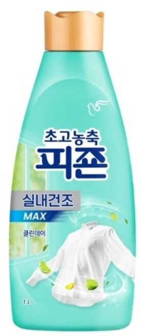 피죤 초고농축 실내건조 클린데이 용기, 5개, 1L