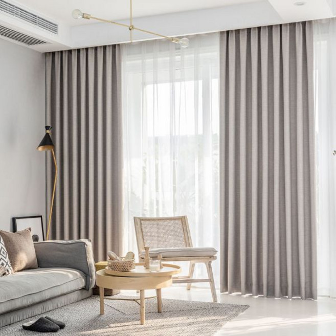 사라하우스 3중직 암막커튼 핀형