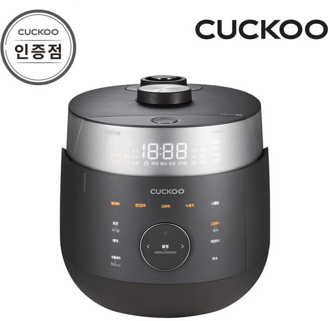 쿠쿠 IH전기압력밥솥 10인용, CRP-LHTR1010FD, 블랙
