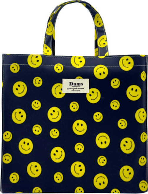 담스 물빠지는 방수 사각 목욕 가방 메쉬 백, 9.스마일