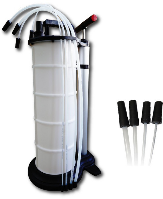 (送4根吸油管) 汽車機車通用手動抽油機 吸油泵, 1個, 9L手動抽油器