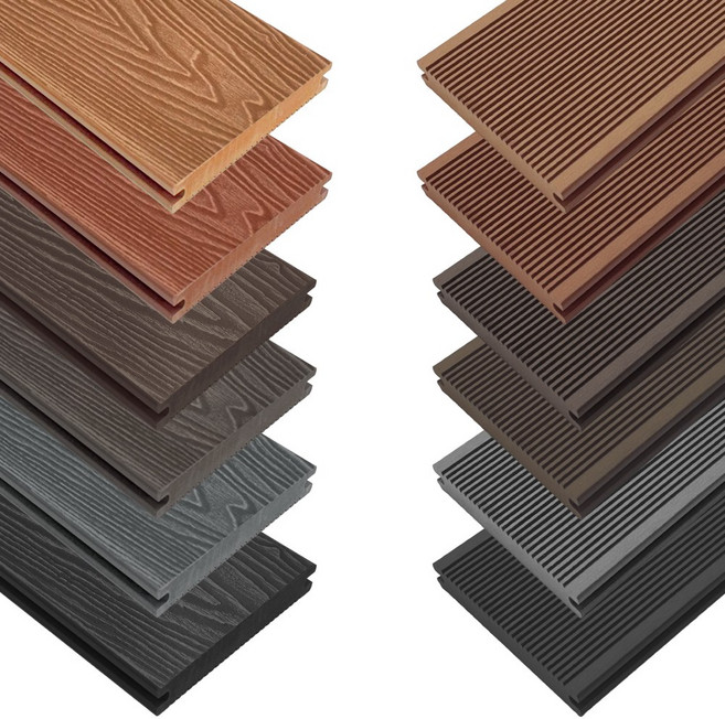 10T 마칼루데크 라이트 96x2400 다크브라운 / 합성데크 합성목 합성목재 방부목 가림막, 1개