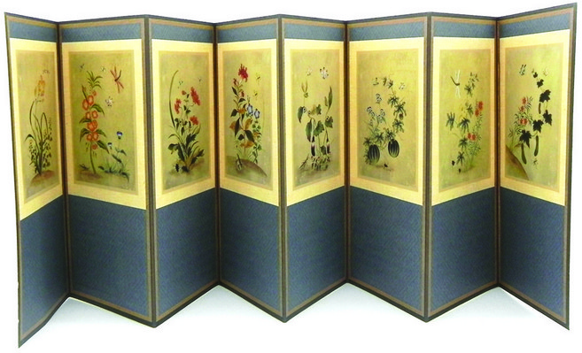 사임당초충도병풍 만들기 도전위인탐험대 신사임당 교구 미니병풍 한국화병풍