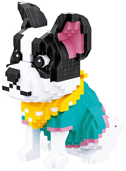 [알꿀밤-나노블럭-마이펫] BA베이비 프렌치 불독, 1개