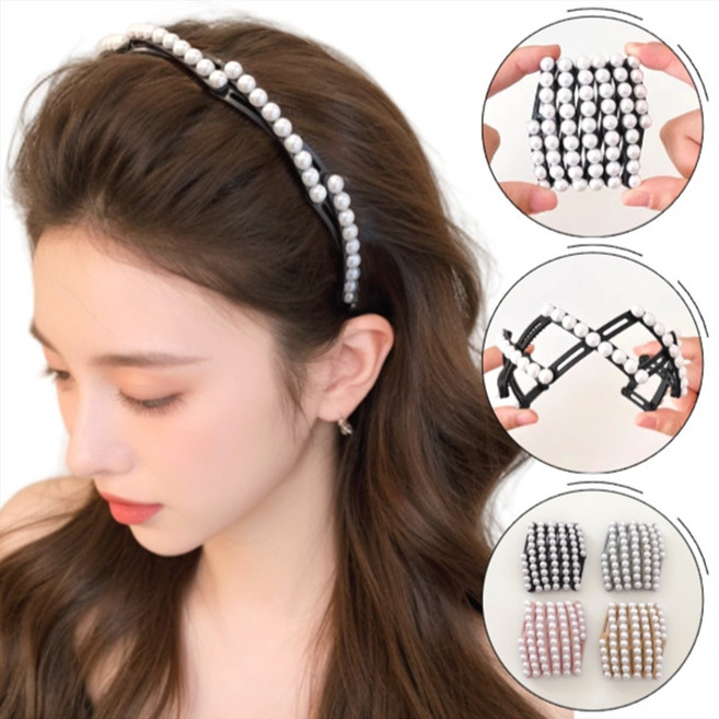 이숍 접이식 머리띠 휴대용 헤어밴드 4P