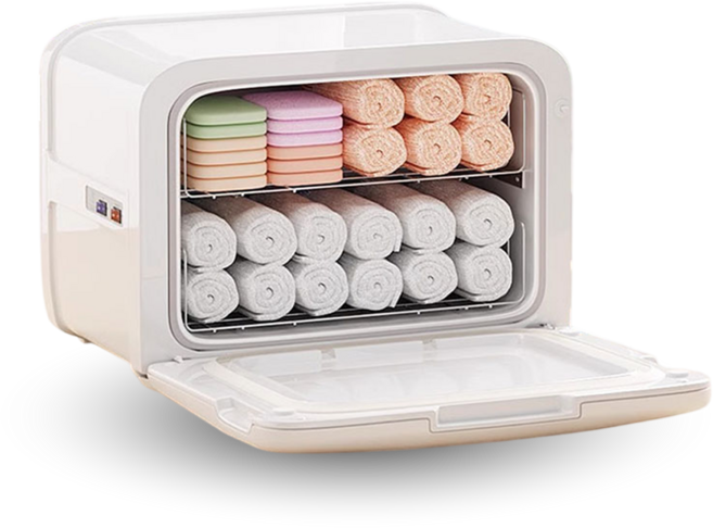 지아이 타월 살균 온장고 살균 소독 네일샵 피부샵 수건, 6. 화이트 UV 20L