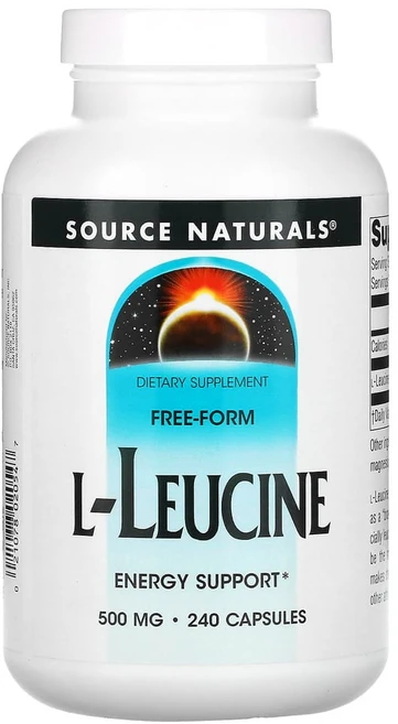 소스 네추럴스 류신 500 mg 240 캡슐, 240정, 1개 - 쿠팡