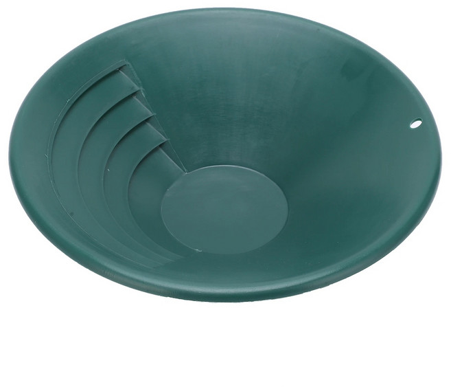 사금 골드 패닝 장비 접시 바구니 팬 선별 분류기 세척 트레이 도구, 1개, 260mm