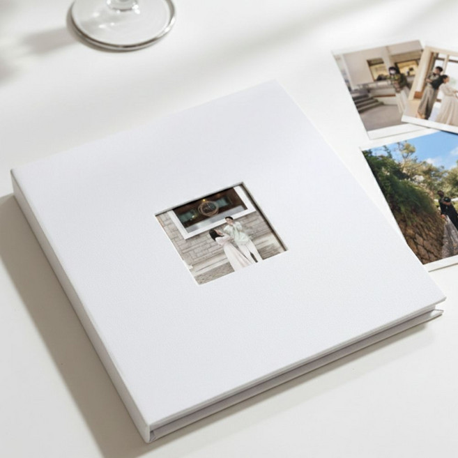 베럴조이 접착식 앨범 아기 포토, 화이트