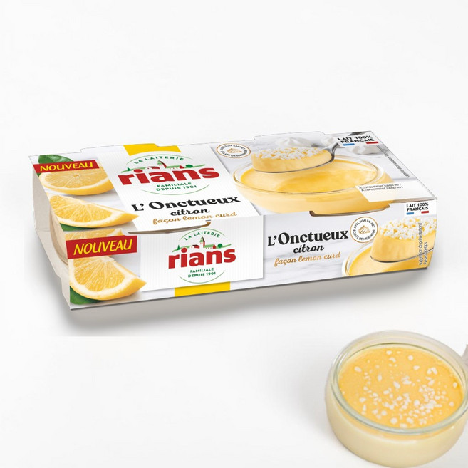 리안 Rians 레몬 커드 크림 디저트, 1개, 180g