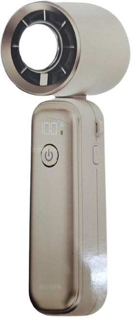 GUXON 巧冰扇 手持折疊高速風扇, 香檳金, GX-FN01