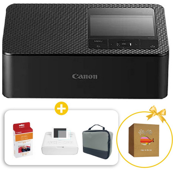 캐논 셀피 포토프린터 CP1500+RP-54+필름+파우치세트, CP1500+RP-54+필름+파우치 블랙