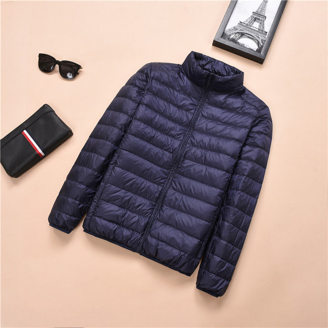J.Y 男士立領羽絨外套 保暖防風