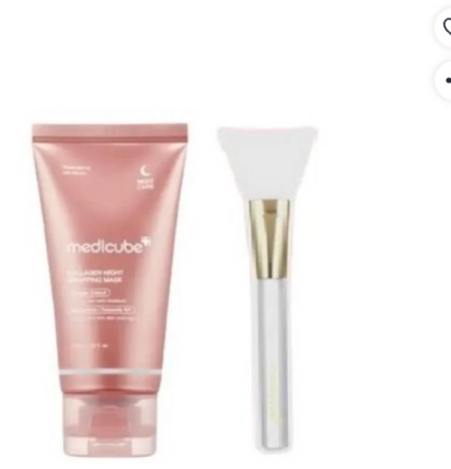 메디큐브 콜라겐 나이트 랩핑 마스크 + 젤리브러쉬 추가증정, 1개, 75ml - 쿠팡
